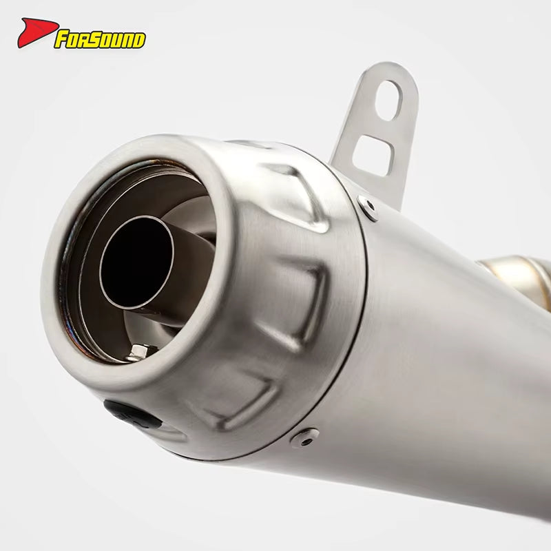 New Condition Stainless Steel Laser Print Motorcycle Modified Full System Exhaust Pipe for Triumph 765 2017-2024 765R OEM/ODM
