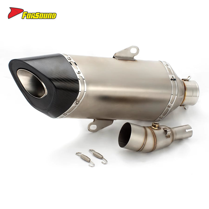 For ADV 350 R11 Model Straight Full Exhaust System Stainless Steel Deep Mellow Exhaust Note Thickened Pipe Wall OEM ODM