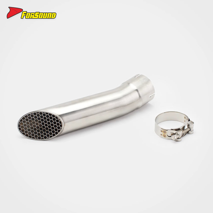 New 2013 for S1000Rr Slip Stainless Steel Mid-Rear Integrated Straight-Through Exhaust Unobstructed High Flow Track Racing