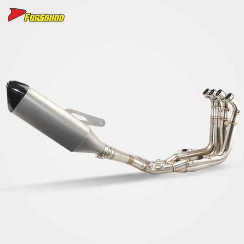 สำหรับ BMW S1000RR S1000R ปี 10-25 ท่อไอเสียสแตนเลสแบบ Puppy Pro สไตล์ท่อไอเสียเต็มรูปแบบ เข้ากันได้กับอะไหล่แต่งหลังการขาย 2022 Bmw S1000Rr