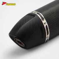 Stainless Steel Carbon Fiber 51Mmend Can Exhaust Pipe Universal Motorcycle Pipe Off-Road Exhaust