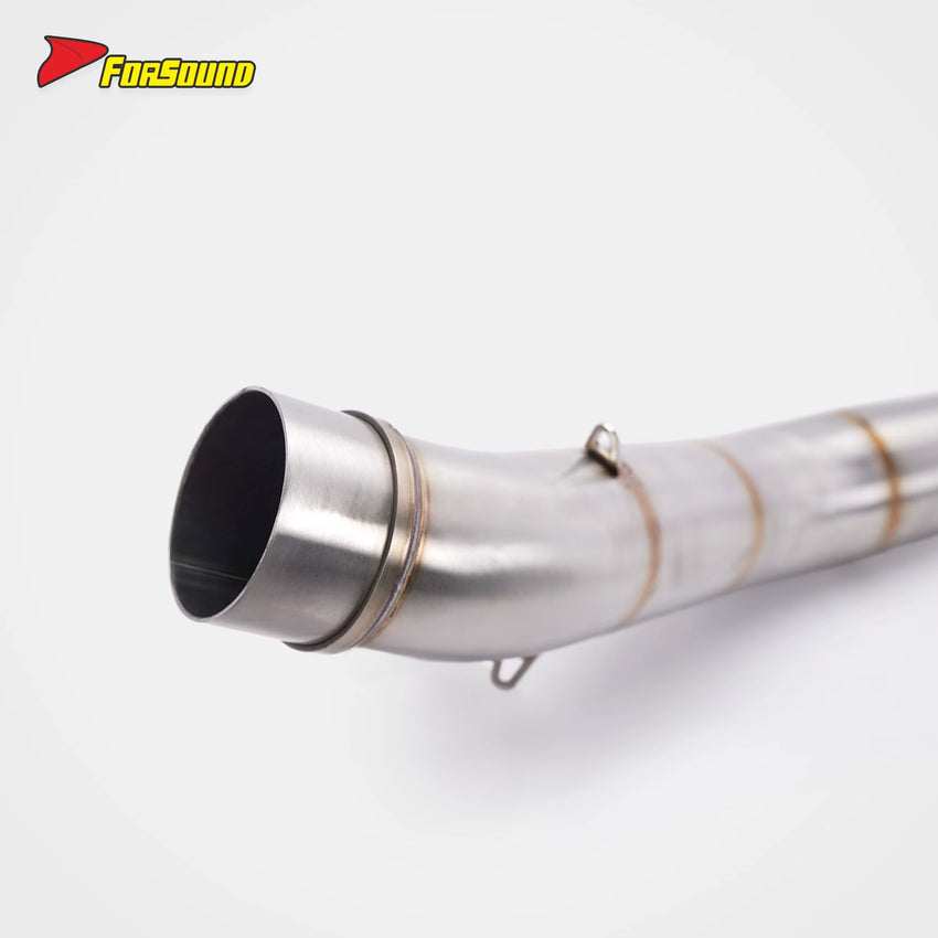 New Forsound Yamaha R15/YZF-R15 2008-2025 Front-Mid Exhaust Header Mid Pipe Stainless Steel/Titanium Alloy