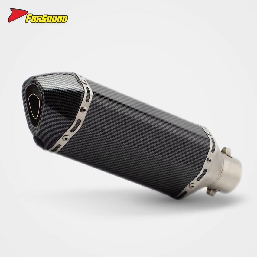 51Mm Stainless Steel Exhaust Wholesale General Motorcycle Exhaust System Atvs Dirtbike for Kawasak Exhaust Motorcycle Silencer