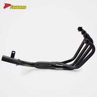 Delicate and High Temperature Resistant Retro-Style Six-Section Electroplated Motorcycle Low-Exit Full Exhaust Pipe for CBX400F