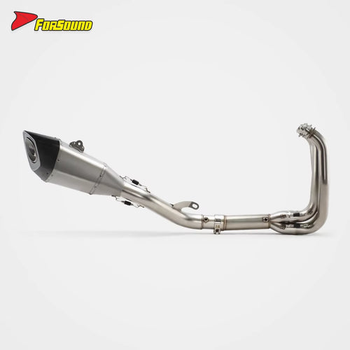 New Condition Matte Texture Stainless Steel Motorcycle Full System Exhaust Pipe for KAWASAKI ZX-6R ZX-4R Supersport Motorcycle