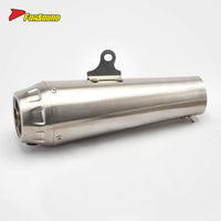 Exquisite Heat Resistant Modified Motorcycle Custom Parts Silvery White Mid-Tail Integrated Exhaust Pipe for HONDA CM500 2025