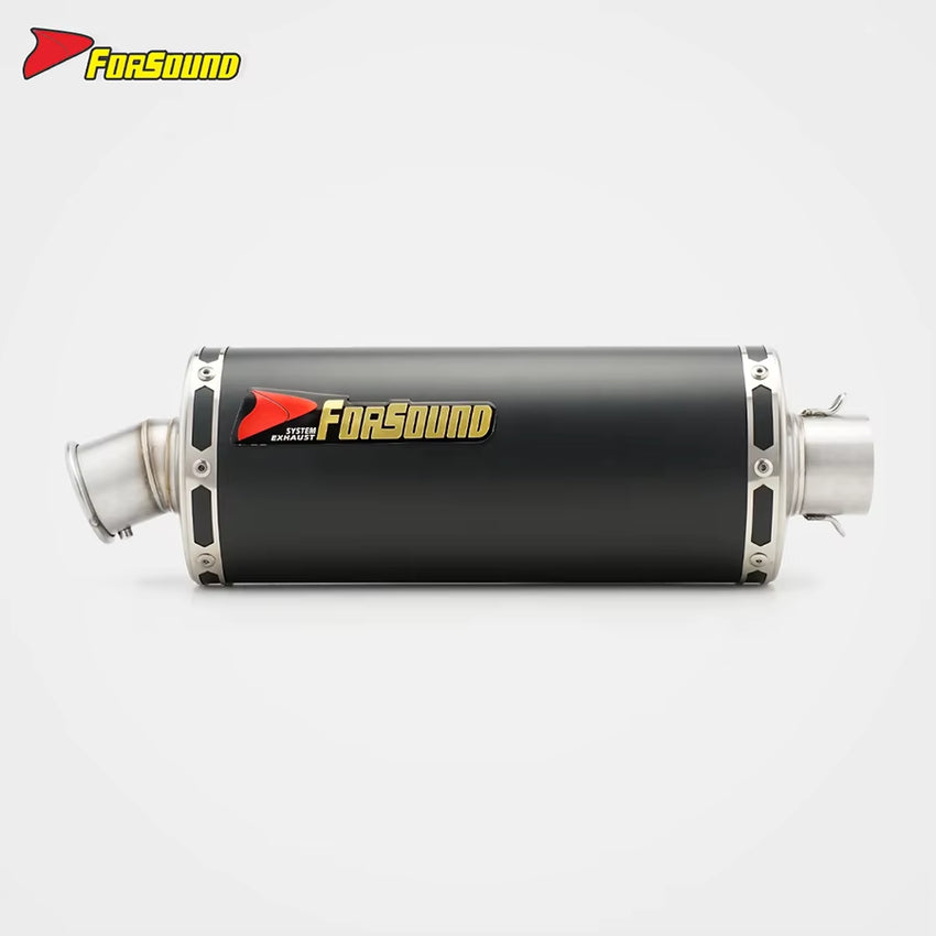 Stainless Steel Carbon Fiber 51Mm Exhaust Pipe Universal Motorcycle Pipe