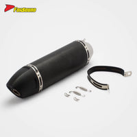 Carbon Fiber 51Mm End Can Exhaust Pipe for Universal Motorcycle Pipe