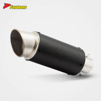 Universal Carbon Fiber Escape Muffler for Motorcycle Steel Models 390 Duke 752S Fz150 R3 Mt07 Mt09 Pcx125-New Condition OEM ODM