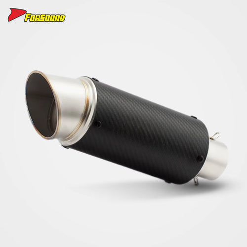 Universal Carbon Fiber Escape Muffler for Motorcycle Steel Models 390 Duke 752S Fz150 R3 Mt07 Mt09 Pcx125-New Condition OEM ODM