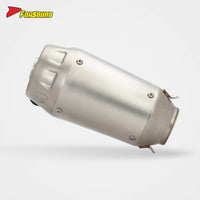 RS for Exhaust Pipe for ZX-6R Z900 Race 600 for KTM Apulia for Honda Condition Carbon Fiber Material Modified Tail Section Rivet