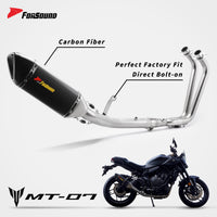 Yamaha MT07 Full Exhaust System Forsound Factory Wholesale Price