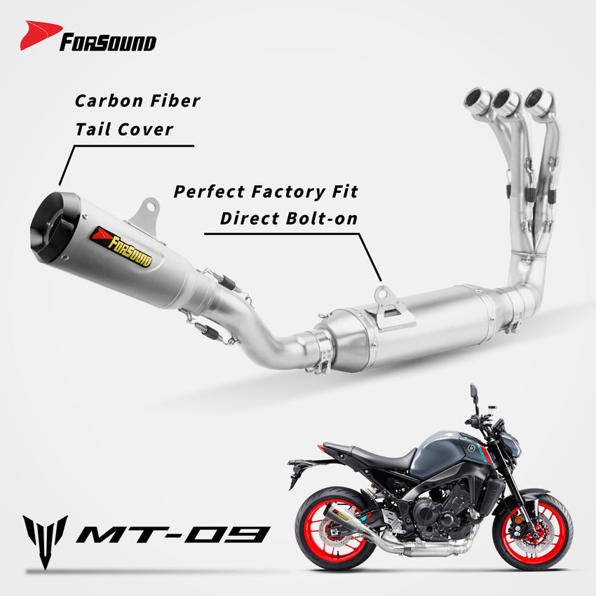 Yamaha MT09 Full Exhaust System Forsound Factory Wholesale Price