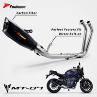 Yamaha MT07 Full Exhaust System Forsound Factory Wholesale Price