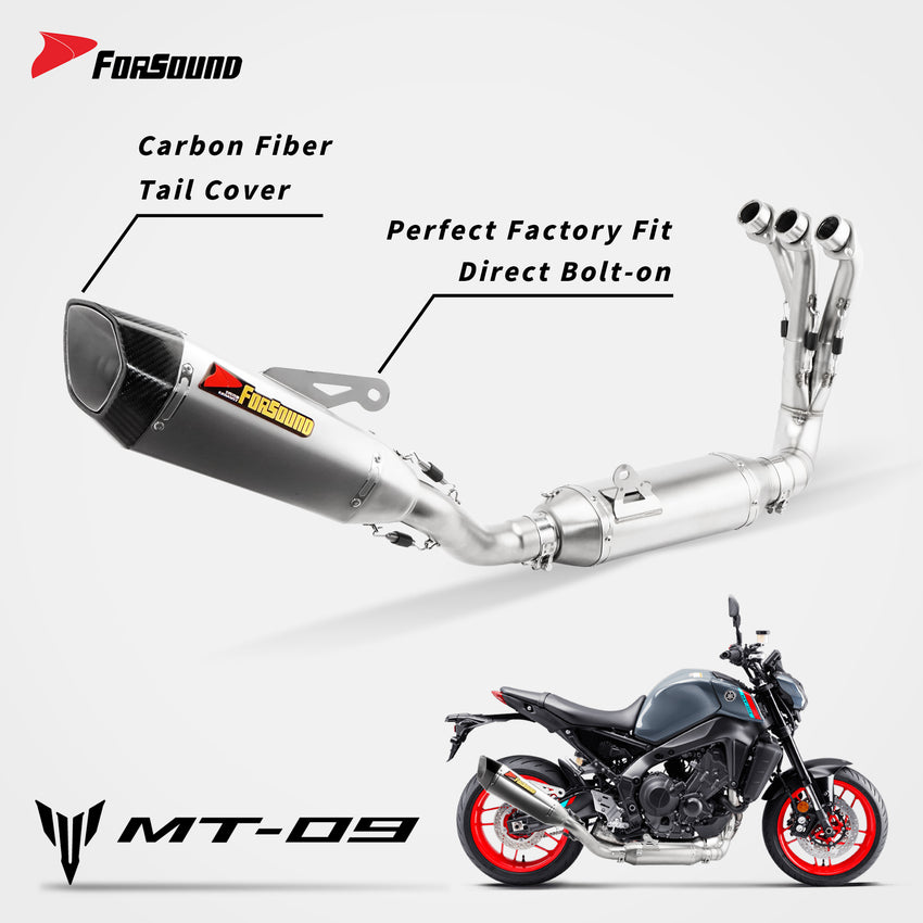 Yamaha MT09 Full Exhaust System Forsound Factory Wholesale Price