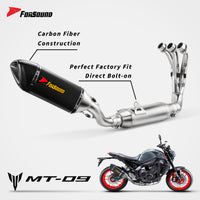 Yamaha MT09 Full Exhaust System Forsound Factory Wholesale Price