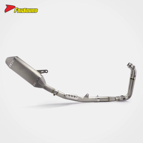 For 450MT 2023-2025 Off-Road Adventure Straight-Through T148 Model Full-System Titanium Alloy Exhaust Side-Exit Power Boost OEM