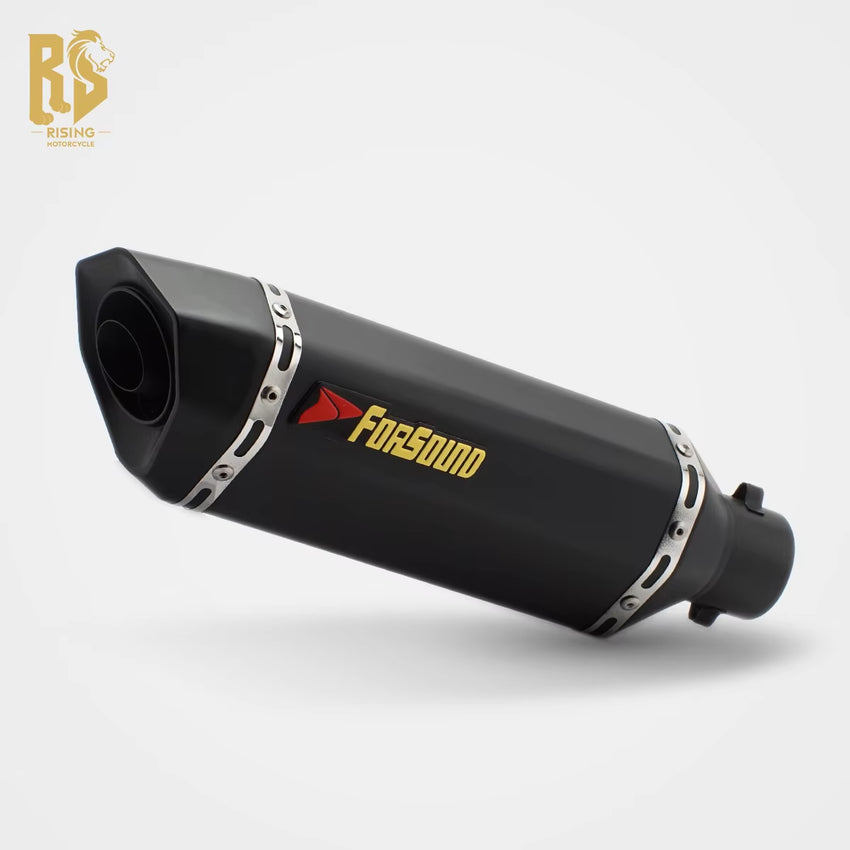 RS Locomotive Modified 51Mm Universal Carbon Fiber Exhaust Pipe Carbon Fiber Helmet Tail Section Hurricane for 302R 402R R3R6