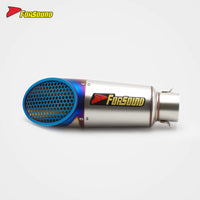 Stainless Steel 51Mm Mini Honeycomb End Can Exhaust Pipe Universal Motorcycle Pipe