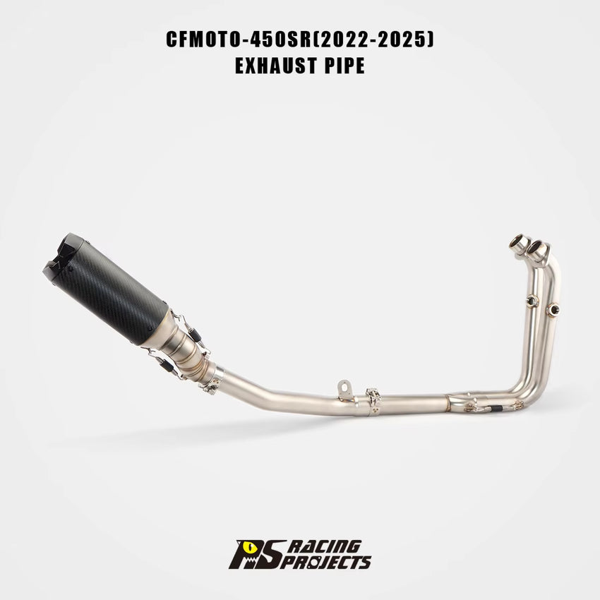 New Forsound/Sound Stainless Steel Carbon Fiber Muffled Exhaust Pipe for 450SR/NK Right Side with 1 Year Warranty