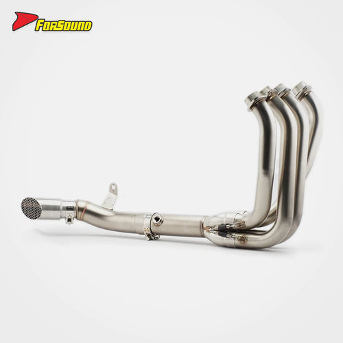 FORSOUND Kawasaki Z900 Euro Version Honeycomb Tailpipe Dual Oxygen Sensor Full System Exhaust Stainless Steel 2017-2026 Model