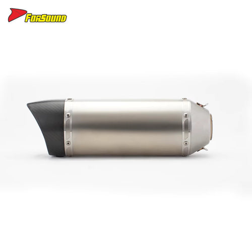 RS for Carbon Fiber Exhaust Pipe 51MM Caliber for Motorcycle Modified Competitive Running Mouth for Street ZX-4R R 3 450RR 600