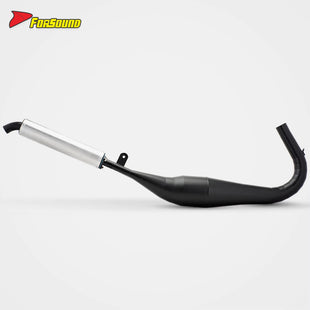 Yamaha Tzr 125 Straight Neck Black Motorcycle Exhaust System New Condition Two Stroke Exhaust Smoother for Yamaha Tzr 125