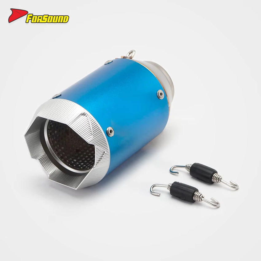 Carbon Fiber 51Mm AR Cola Can Embossed End Can Exhaust for Motorcycle Pipe