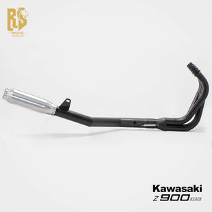 FORSOUND Kawasaki Z900Rs-One Cast Iron Exhaust Pipe-New Replacement Part for Monaka (Black/White)