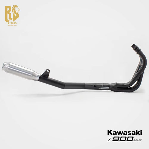 FORSOUND Kawasaki Z900Rs-One Cast Iron Exhaust Pipe-New Replacement Part for Monaka (Black/White)