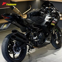 For Ninja 400 Stainless Steel 51Mm Exhaust Mid-Tail Exhaust Pipe with Double Pipes Placement