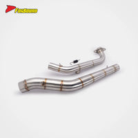 New Forsound Yamaha R15/YZF-R15 2008-2025 Front-Mid Exhaust Header Mid Pipe Stainless Steel/Titanium Alloy