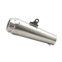 New Forsound Universal 51Mm Diameter Silver Stainless Steel Ar-Style Slip Exhaust Tip Aftermarket Motorcycle Exhaust System