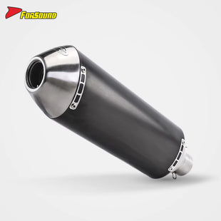 New Forsound Off-Road Motorcycle Exhaust Pipe SS FMF Ellipse Tail Section Exhaust Fit KAWASAKI-KLX230 -ZXC SWM-SM500 ODM&OEM