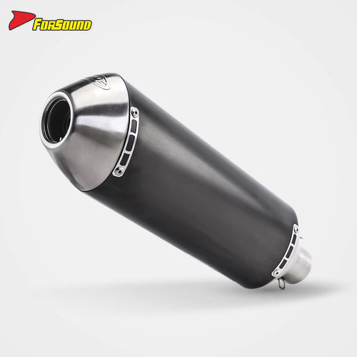 New Forsound Off-Road Motorcycle Exhaust Pipe SS FMF Ellipse Tail Section Exhaust Fit KAWASAKI-KLX230 -ZXC SWM-SM500 ODM&OEM