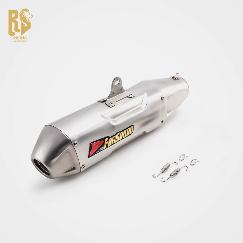 Stainless Steel 51Mm Exhaust End Can for Universal Motorcycle 51Mm Pipe
