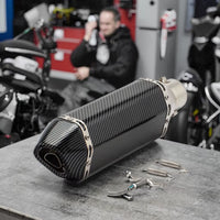 51Mm Stainless Steel Exhaust Wholesale General Motorcycle Exhaust System Atvs Dirtbike for Kawasak Exhaust Motorcycle Silencer