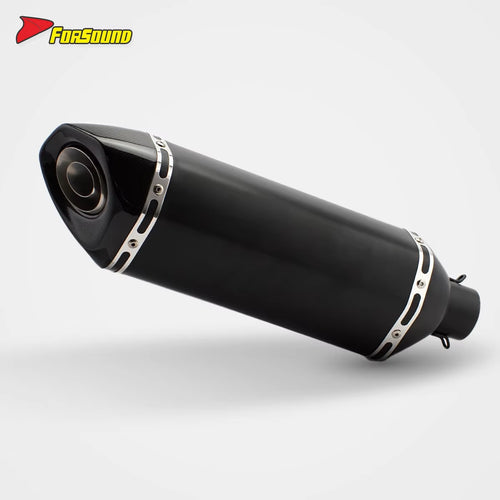 RS Universal 51Mm Caliber Stainless Steel Motorcycle Exhaust Pipe New Condition 300Mm Tailpipe for Z900 Z800 Z400