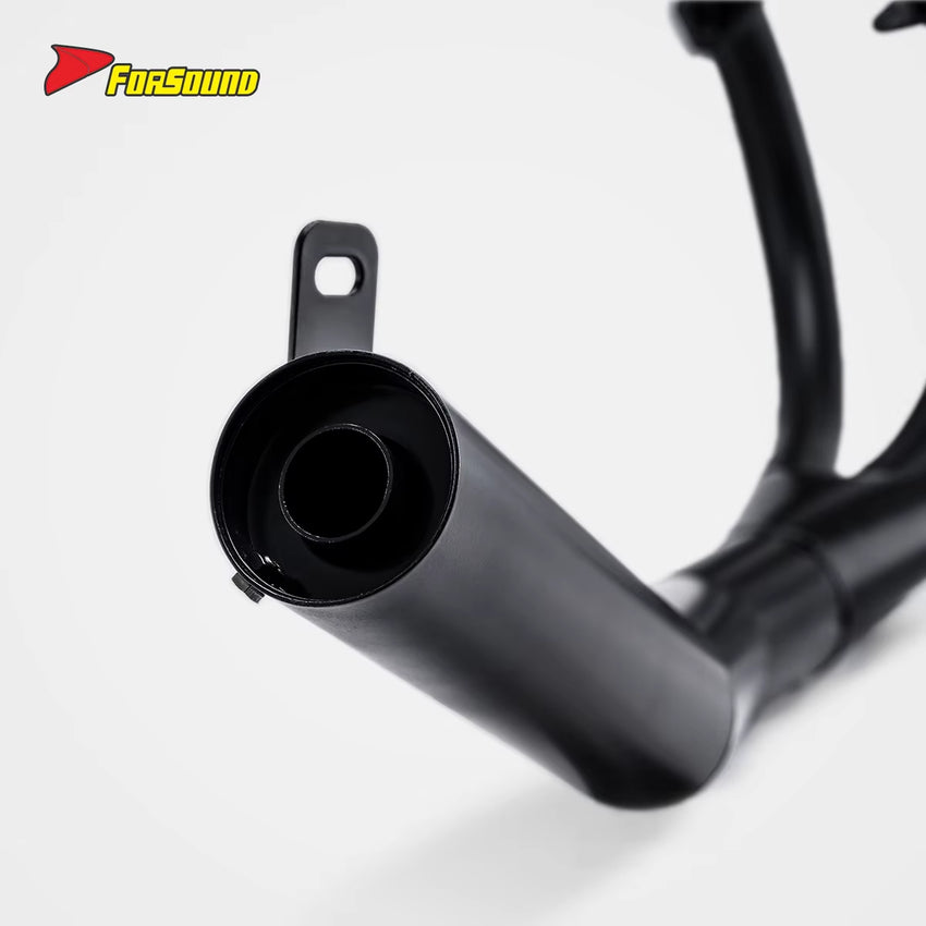 New FORSOUND KAWASAKI KH250 Retro Motorcycle Black Painted Cast Iron Exhaust Pipe Replacement for CB750K/ Includes Exhaust