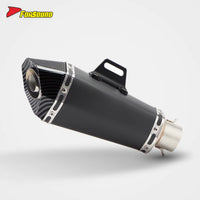51Mm Universal Motorcycle Exhaust Muffler Customizable Logo Tail Pipe Escape Modified for R1 Z900 CBR150R CB400X FZ6 GSX250R