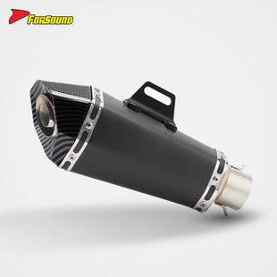 51Mm Universal Motorcycle Exhaust Muffler Customizable Logo Tail Pipe Escape Modified for R1 Z900 CBR150R CB400X FZ6 GSX250R