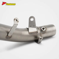 New Condition Modified Motorcycle 60Mm Mid-Tail Integrated Exhaust Muffler with DB Killer for KAWASAKI ZX-6R OEM Wholesale