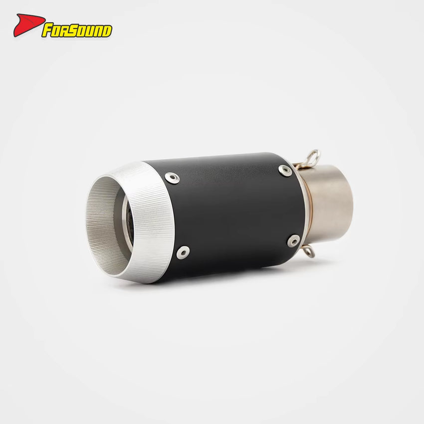 Stainless Steel Carbon Fiber 51Mm Mini GP End Can Exhaust Pipe Universal Motorcycle Pipe
