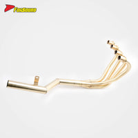Brass Front and Middle Section Exhaust Pipe for Zephyr 400 ODM&OEM
