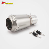 Stainless Steel 51/60Mm Caliber Exhaust End Can for Universal Motorcycle 51/60Mm Pipe