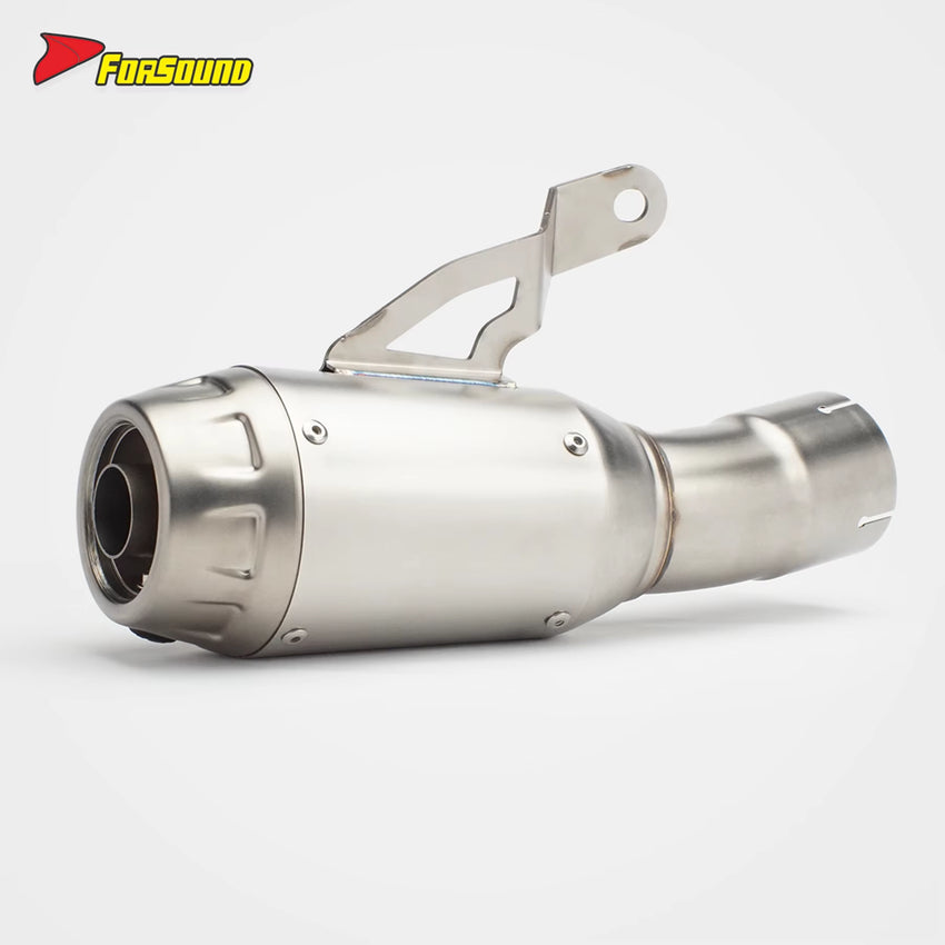 New Short Arrow Mid-Tail Integrated Exhaust Pipe for S1000RR 2010-2025 Stainless Steel & Carbon Fiber