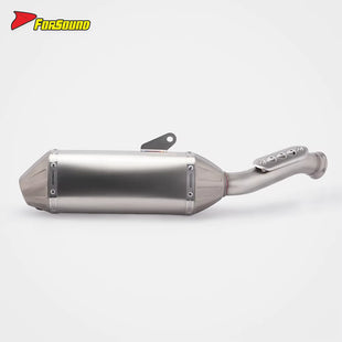 สำหรับท่อไอเสียสเตนเลสสตีล 800NK T148 ท่อนกลางปลายท่อทรงปากปลา เสียงทุ้มดุดัน ติดตั้งได้ทันที OEM ODM