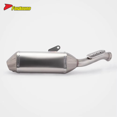 สำหรับท่อไอเสียสเตนเลสสตีล 800NK T148 ท่อนกลางปลายท่อทรงปากปลา เสียงทุ้มดุดัน ติดตั้งได้ทันที OEM ODM