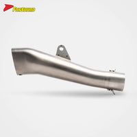 Universal 51Mm Diameter Matte Stainless Steel Finish Slip-On Exhaust Torch-Style Power Output Boost Fits Street Bikes