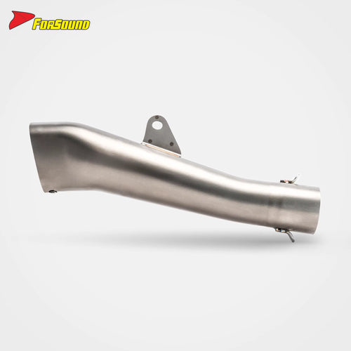 Universal 51Mm Diameter Matte Stainless Steel Finish Slip-On Exhaust Torch-Style Power Output Boost Fits Street Bikes